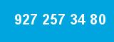 927 257 34 80 927 257 34 80